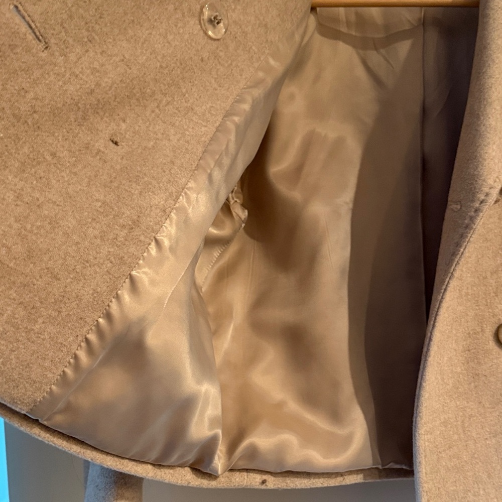 & Other Stories Stockholm Atelier Manteco Wool Blend Short Jacket Sand US 2 - Picture 9 of 9